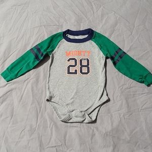 Carter's "Mighty Cute" long-sleeve bodysuit, 24m